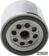 FILTRE A HUILE - SPORTSTER 80/84 ET FL/FX 82/84 - DRAG SPECIALTIES - CHROME AVEC ECROU - 63782-80A ET 63810-80