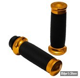 POIGNEES - PERFORMANCE MACHINE - Contour Color Grips - TIRAGE ELECTRONIQUE - NOIR / OR - 0063-2104M-G