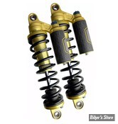 AMORTISSEURS - 14" / 35.60CM - LEGEND AIR - Legend REVO ARC Piggyback Coil Suspension - SPORTSTER 04/22 - HEAVY DUTY - OR - 1310-1921