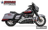 - ECHAPPEMENT FREEDOM PERFORMANCE - RADICAL RADIUS - 2EN2 - TOURING 95/16 - CHROME / EMBOUT : NOIR - HD01238