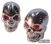 BOUCHONS DE VALVE TRIK TOPZ - SKULL - CHROME