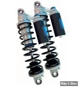 AMORTISSEURS - 14" / 35.60CM - LEGEND AIR - Legend REVO ARC Piggyback Coil Suspension - SPORTSTER 04/22 - HEAVY DUTY - ANODISE CLAIR - 1310-1945