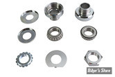 ECLATE N - PIECE N° 03A - Kit coupelles de directions 49/86 -  KIT AVEC ECROUS DE COLONNE - V-TWIN - CHROME