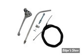 ECLATE H - PIECE N° 21 - KIT Câble de frein AVANT et kit de montage - FL 65/68 - OEM 000000 - LONGUEUR DE CABLE : 60" - CROSSOVER - V-TWIN - LEVIER CADMIUM POLI