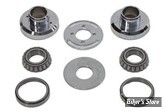 ECLATE N - PIECE N° 03A - Kit coupelles de directions 49/86 - AVEC BUTÉES INTERNES  - V-TWIN - CHROME