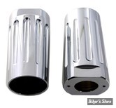ECLATE N - PIECE N° 68 - COUVRES TUBES DE FOURCHE - 45964-86 - V-TWIN - Version : Grooves / Finition : Chrome
