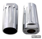 ECLATE N - PIECE N° 68 - COUVRES TUBES DE FOURCHE - 45964-86 - V-TWIN - Version : Grooves / Finition : Chrome