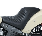 SELLE SOLO - INDIAN SCOUT / SCOUT SIXTY - MUSTANG - SHOPE SIGNATURE SERIES CAFE SEATS TUCK & ROLL STITCH - NOIR - 76305