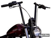 GUIDON PAUGHCO - CUSTOM "Z BARS" - AVEC ECLAIRAGE LED - HAUTEUR :16" - FINITION : NOIR