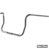 GUIDON PAUL YAFFE ORIGINALS - APEHANGER  - HAUTEUR : 10" - TOURING FLHT/C/U/K/X 96UP - Ape Classic Bagger - CHROME - 51530510CH