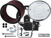 KIT FILTRE A AIR - INDIAN - S&S - Air Cleaner Kit with Cover - Nostalgic Script - CHROME - 170-0294E