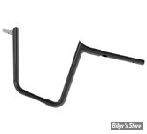 GUIDON 32mm SUR RISERS 25.40MM - HAUTEUR : 35.40CM / 14" - MAGNUM - VIKING APEHANGER Handlebar - 32MM / 1 1/4" - FLTRX 23UP / SOFTAIL 25UP - NOIR BRILLANT - 4HB-2314