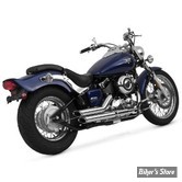 ECHAPPEMENT VANCE & HINES - SHORTSHOT STAGGERED - YAMAHA 650 DRAG STAR / VSTAR 04/05 - CHROME - 18519