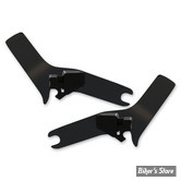 -  PLAQUES DE SISSY BAR DETACHABLES - TOURING 09/13 - CYCLE VISIONS - NOIR - CV8085B