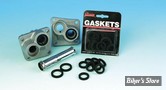 ECLATE H - PIECE N° A - KIT JOINTS DE TIGES DE CULBUTEURS - BIG TWIN 48/E79 - CAOUTCHOUC - GENUINE JAMES GASKETS