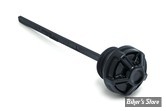 DOC A / PIÈCE N°103 - BOUCHON D'HUILE - OEM 62700136 - TOURING MILWAUKEE EIGHT 2017UP - KURYAKYN - PRECISION DIPSTICK - NOIR BRILLANT - 6426