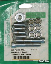 ECLATE O - PIECE N° 16 - KIT VISSERIE DE SABRES ET DE GB AR - FX 71/85 - OEM 3945 / 4716W / 5423 / 5942B / 6416 / 7680W - CHROME - GARDNER WESCOTT - C-74-21