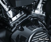 CACHES TETES DE VIS MOTEUR - TOURING / SOFTAIL MILWAUKEE EIGHT - KURYAKYN - KOOL KAPS BOLT COVER ENGINE KIT - NOIR BRILLANT - 2465