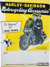 CATALOGUE D'ACCESSOIRES - EDITION : 1951 - H-D Motorcycle Accessories 1951