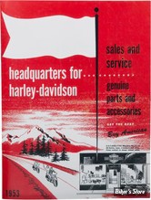 CATALOGUE D'ACCESSOIRES - EDITION : 1953 - H-D Motorcycle Accessories 1953