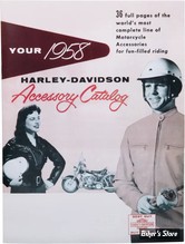 CATALOGUE D'ACCESSOIRES - EDITION : 1958 - H-D Motorcycle Accessories 1958
