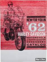 CATALOGUE D'ACCESSOIRES - EDITION : 1962 - H-D Motorcycle Accessories 1962