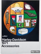 CATALOGUE D'ACCESSOIRES - EDITION : 1971 - H-D Motorcycle Accessories 1971