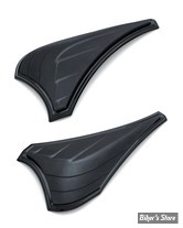 ACC - ENJOLIVEURS DE SACOCHES - KURYAKYN - TOURING 14UP - Saddlebag Scuff Protectors - NOIR BRILLANT - 6825