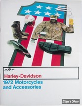 CATALOGUE D'ACCESSOIRES - EDITION : 1972 - H-D Motorcycle Accessories 1972