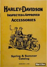 CATALOGUE D'ACCESSOIRES - EDITION : 1929 - H-D Motorcycle Accessories 1929