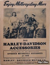 CATALOGUE D'ACCESSOIRES - EDITION : 1940 - H-D Motorcycle Accessories 1940