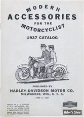 CATALOGUE D'ACCESSOIRES - EDITION : 1937 H-D Motorcycle Accessories 1937