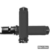 POIGNEES AVON - Memory Foam Grips - TIRAGE ELECTRONIQUE 23UP - DIAMETRE EXTERNE : 34,90MM / 1,375" / SMALL - NOIR / NOIR - MF-63-ANO-F24