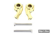 RISERS V-TWIN - HAUTEUR : 76MM - 3" Pullback Riser Set - LAITON