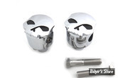 Risers Skull - Hauteur 2" - Chrome