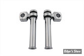 RISERS POST OFFSET RISERS / DOG BONES - HAUTEUR : 6" - V-TWIN - CHROME