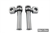 RISERS POST OFFSET RISERS / DOG BONES - HAUTEUR : 5" - V-TWIN - CHROME