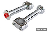 RISERS POST RISERS / PAUGHCO - HAUTEUR : 127MM - RISERS POST RISERS - HAUTEUR : 5" - CHROME