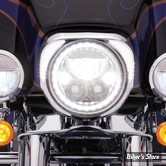 7 - CERCLAGE AVEC ECLAIRAGE - TOURING 96/13 - CIRO PRODUCT - HEADLIGHT BEZEL - CHROME - 45210