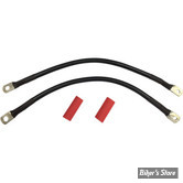 KIT CABLES DE BATTERIE - SPORTSTER 04/09 - OEM 00000-00 - DRAG SPECIALTIES - E25-0091B-D2