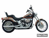 SILENCIEUX RUSH - SOFTAIL FXST/FXSTB/FLSTC/FXSTC/FXCW/FXCWC 07/16 & FXSTSSE/FSLTSE 09/10 - SLASH DOWN - 1.75 - CHROME