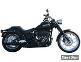 SILENCIEUX RUSH - SOFTAIL FXST/FXSTB/FLSTC/FXSTC/FXCW/FXCWC 07/16 & FXSTSSE/FSLTSE 09/10 - BALONEY CUT - 2.00 - NOIR