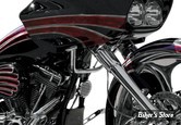 BARRE DE SUPPORT DE CARÉNAGE - FLTR/X 10/13 - PAUL YAFFE'S BAGGER NATION - ENGINE GUARD ELIMINATOR - CHROME