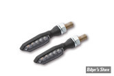 CLIGNOTANTS 3EN1 - CLIGNOTANT / VEILLEUSE / STOP - SONIC-X1 LED TAILLIGHT/TURN SIGNAL COMBO - CORPS : NOIR / CABOCHON FUME - 254-270