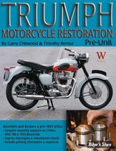 RESTAURATION - TRIUMPH MOTORCYCLE RESTAURATION PRE UNIT