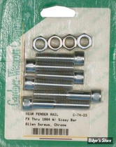 ECLATE O - PIECE N° 16 - KIT VISSERIE DE SABRES ET DE GB AR - FX 71/85 - OEM 3945 / 4716W / 5423 / 5942B / 6416 / 7680W - CHROME - GARDNER WESCOTT - C-74-23