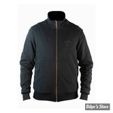 SWEAT SHIRT ZIPPE A CAPUCHE - JOHN DOE - STANDUP NECK 0/1 - NOIR