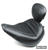 SELLE SOLO - SOFTAIL FXBR/S 18UP - MUSTANG - STANDARD TOURING -TUCK AND ROLL - NOIR - AVEC DOSSIER - 79022