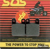 125X4 / 125X4SL / 125X4S / 125X4SL - PLAQUETTES POUR ETRIERS PERFORMANCE MACHINE - 125 X 2 - 125 X 4SL - 125 X 4S / ROLAND STOCKER RST / GMA / JAY BRAKE - CERAMIQUE - 559H.HF