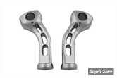 - RISERS ET POTENCE PULLBACK -  OEM 56286-05 - HAUTEUR 140MM - Chrome 5-1/2" Slotted Billet Riser Kit - V-TWIN - CHROME 